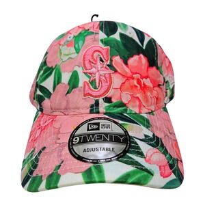 New Era Seattle Mariners 2023 All Star Game Floral 9TWENTY Adjustable Hat Pink